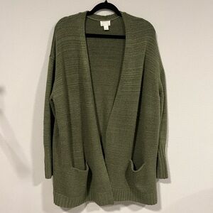 XL Caslon Long Cardigan